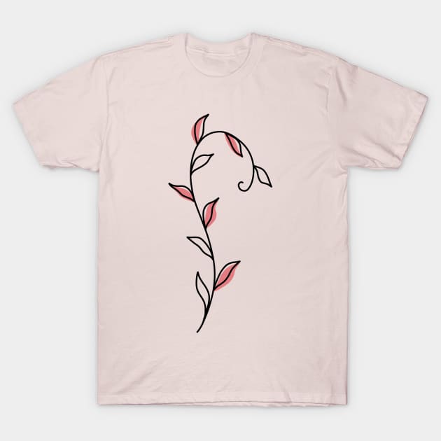 Simple cute leaf 9 T-Shirt by salimax